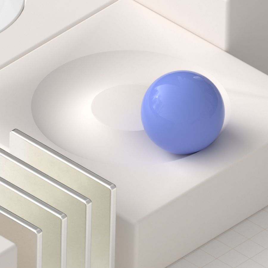 An abstract 3D render